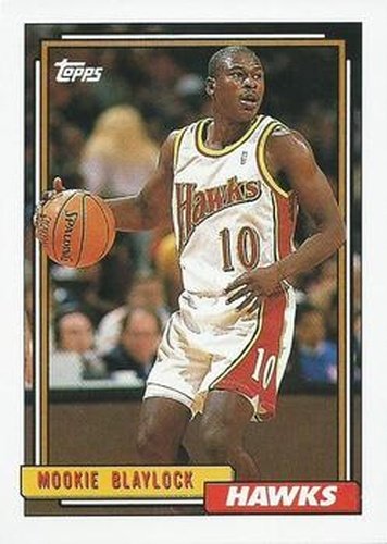 #268 Mookie Blaylock - Atlanta Hawks - 1992-93 Topps Basketball