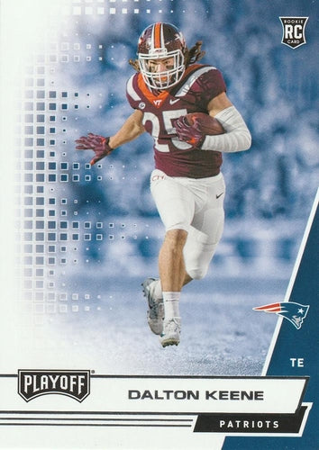 #268 Dalton Keene - New England Patriots - 2020 Panini Playoff Football