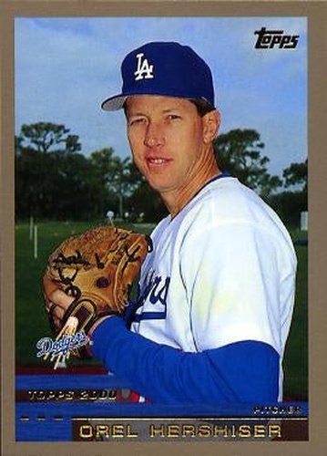 #268 Orel Hershiser - Los Angeles Dodgers - 2000 Topps Baseball