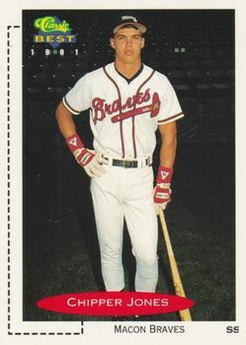 #268 Chipper Jones - Macon Braves - 1991 Classic Best Baseball