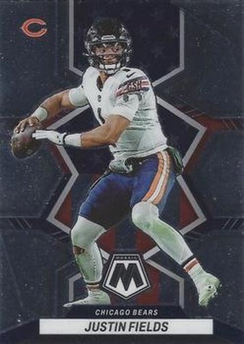 #268 Justin Fields - Chicago Bears - 2022 Panini Mosaic Football