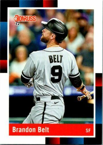 #268 Brandon Belt - San Francisco Giants - 2022 Donruss Baseball