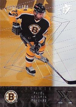 #153 Pavel Kolarik - Boston Bruins - 2000-01 SPx Hockey