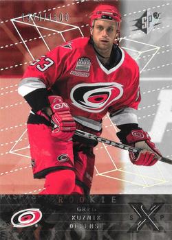 #154 Greg Kuznik - Carolina Hurricanes - 2000-01 SPx Hockey