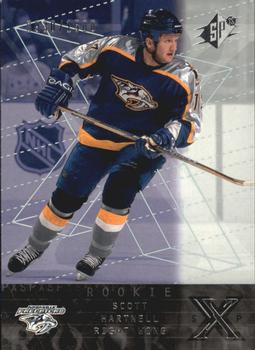 #164 Scott Hartnell - Nashville Predators - 2000-01 SPx Hockey