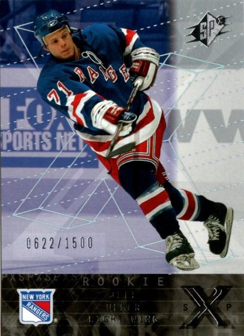 #183 Jeff Ulmer - New York Rangers - 2000-01 SPx Hockey