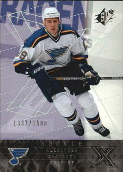 #185 Alexander Khavanov - St. Louis Blues - 2000-01 SPx Hockey