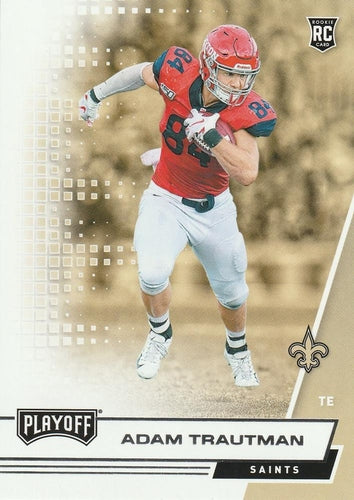 #269 Adam Trautman - New Orleans Saints - 2020 Panini Playoff Football