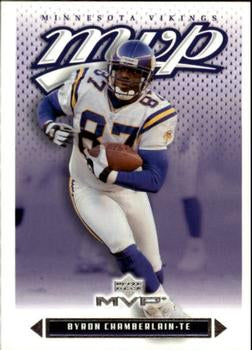 #269 Byron Chamberlain - Minnesota Vikings - 2003 Upper Deck MVP Football