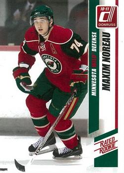#269b Maxim Noreau - Minnesota Wild - 2010-11 Donruss Hockey