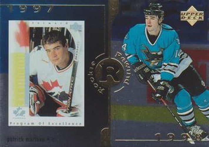 #26 Patrick Marleau - San Jose Sharks - 1998-99 Upper Deck Gold Reserve Hockey