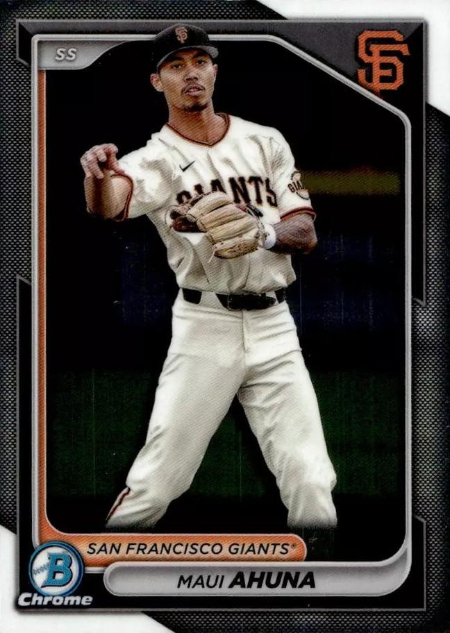 #BCP-26 Maui Ahuna - San Francisco Giants - 2024 Bowman - Chrome Prospects Baseball