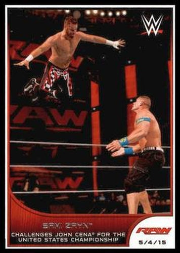 #26 Sami Zayn - 2016 Topps WWE Road to Wrestlemania Wrestling