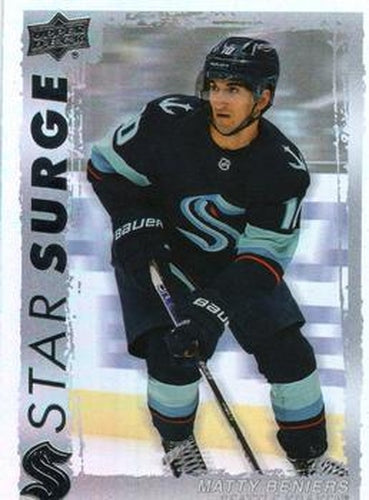 #SS-26 Matty Beniers - Seattle Kraken - 2023-24 Upper Deck - Star Surge Hockey