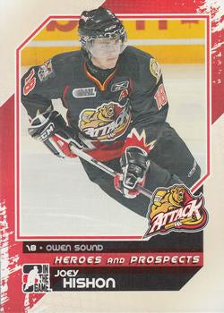 #26 Joey Hishon - Owen Sound Attack - 2010-11 In The Game Heroes and Prospects Hockey