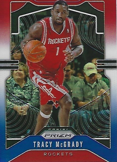 #26 Tracy McGrady - Houston Rockets - 2019-20 Panini Prizm - Prizms Red White and Blue Basketball
