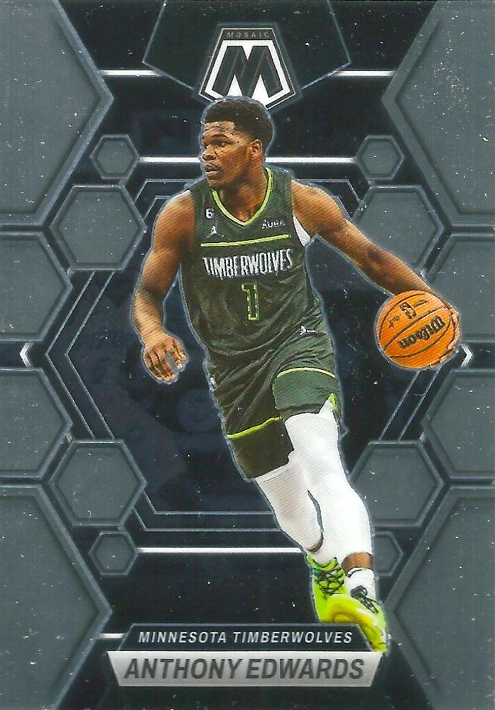 #26 Anthony Edwards - Minnesota Timberwolves - 2022-23 Panini Mosaic Basketball