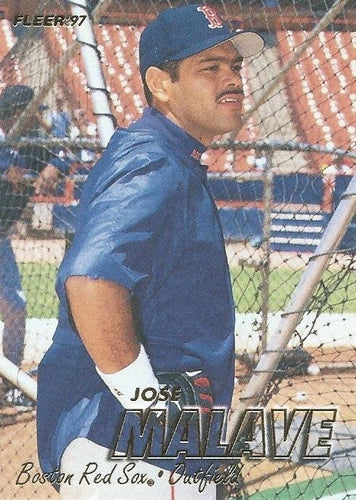 #26 Jose Malave - Boston Red Sox - 1997 Fleer Baseball