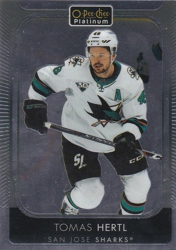 #26 Tomas Hertl - San Jose Sharks - 2021-22 O-Pee-Chee Platinum Hockey