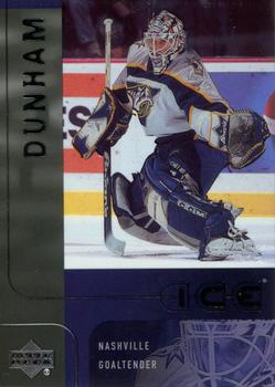 #26 Mike Dunham - Nashville Predators - 2001-02 Upper Deck Ice Hockey