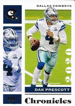 #26 Dak Prescott - Dallas Cowboys - 2020 Panini Chronicles Football