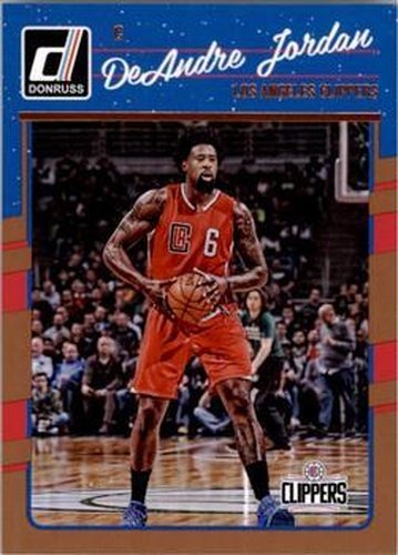 #26 DeAndre Jordan - Los Angeles Clippers - 2016-17 Donruss Basketball