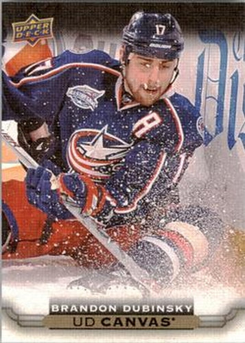 #C26 Brandon Dubinsky - Columbus Blue Jackets - 2015-16 Upper Deck - UD Canvas Hockey