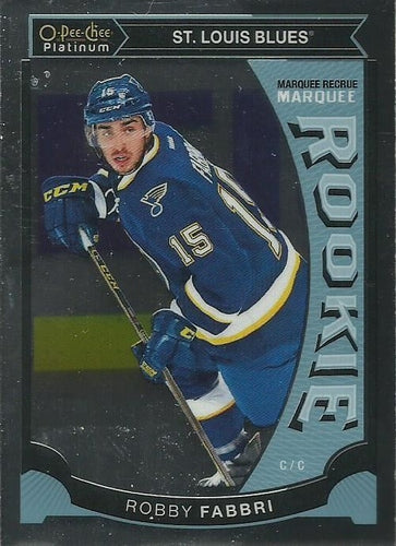 #M26 Robby Fabbri - St. Louis Blues - 2015-16 O-Pee-Chee Platinum - Marquee Rookies Hockey