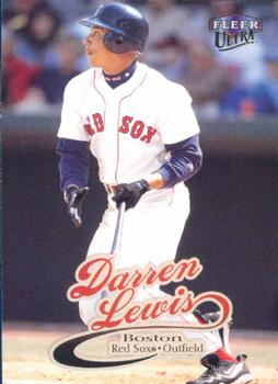 #26 Darren Lewis - Boston Red Sox - 1999 Ultra Baseball