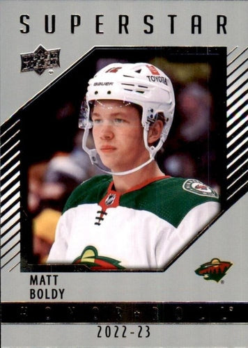 #HR-26 Matt Boldy - Minnesota Wild - 2022-23 Upper Deck - Honor Roll Hockey