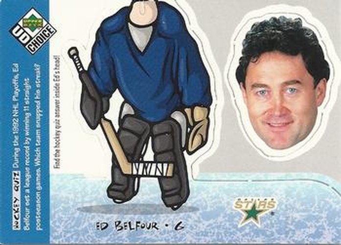 #BH26 Ed Belfour - Dallas Stars - 1998-99 UD Choice - Bobbing Head Hockey