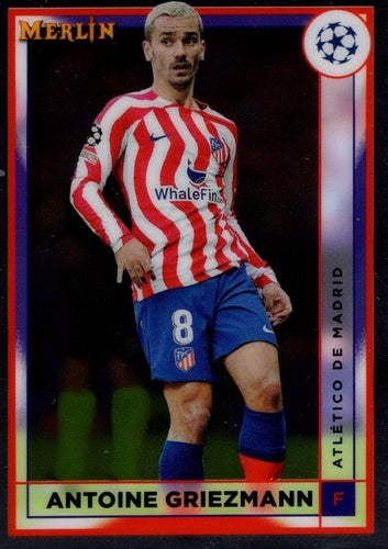 #26 Antoine Griezmann - Atletico Madrid - 2022-23 Merlin Chrome UEFA Club Competitions Soccer
