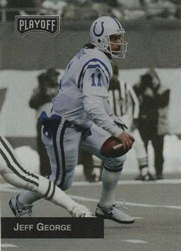 #26 Jeff George - Indianapolis Colts - 1993 Playoff Football