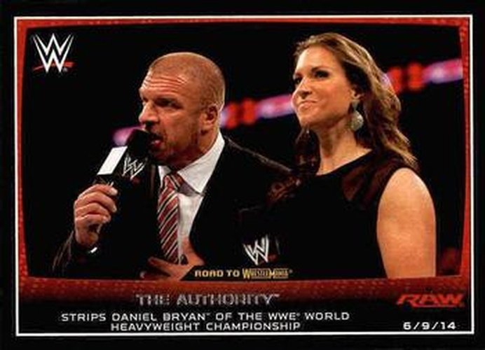 #26 The Authority - 2015 Topps WWE Road to Wrestlemania Wrestling