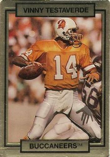 #270 Vinny Testaverde - Tampa Bay Buccaneers - 1990 Action Packed Football