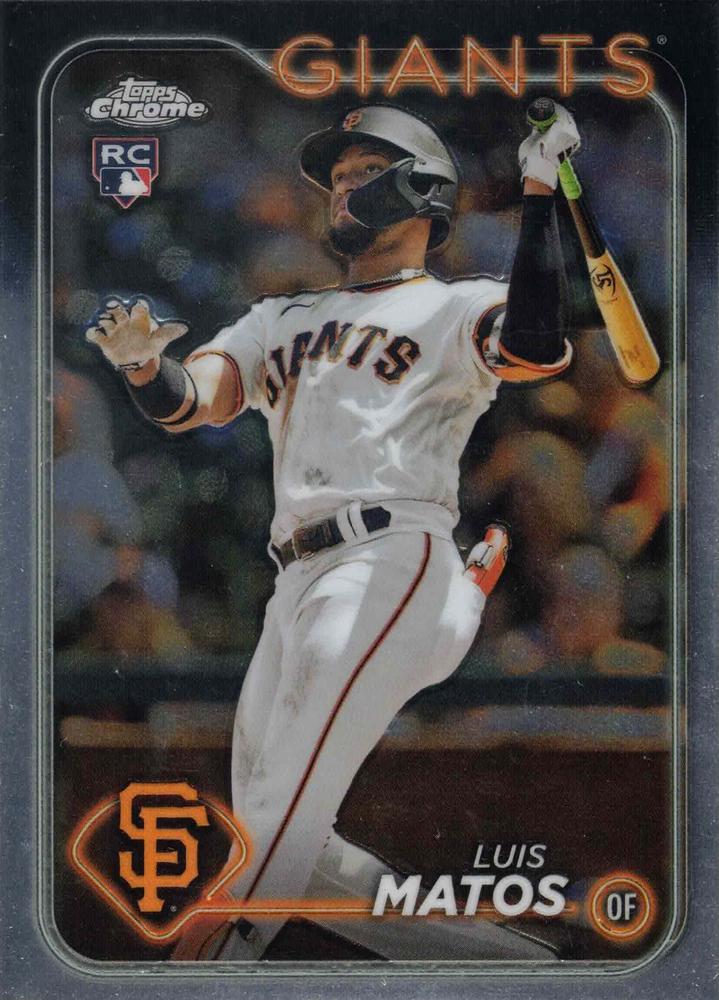 #270 Luis Matos - San Francisco Giants - 2024 Topps Chrome Baseball