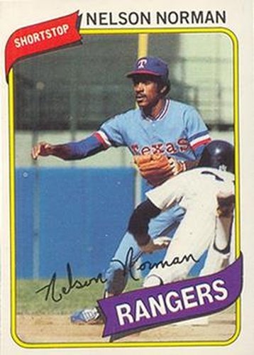 #270 Nelson Norman - Texas Rangers - 1980 O-Pee-Chee Baseball