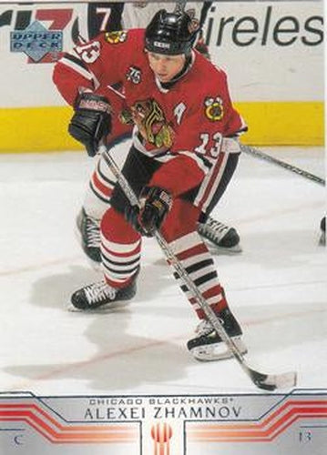 #270 Alexei Zhamnov - Chicago Blackhawks - 2001-02 Upper Deck Hockey