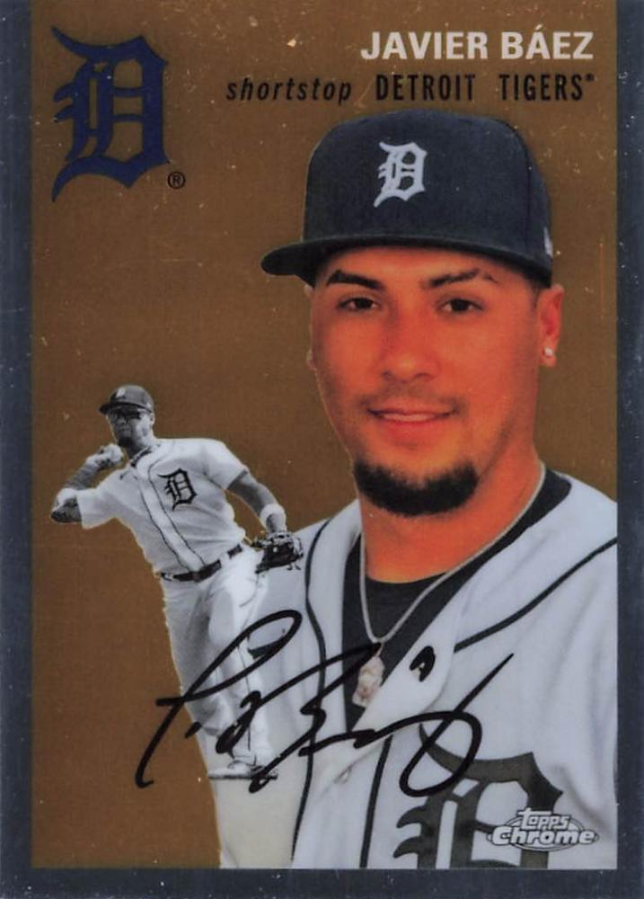 #270 Javier Báez - Detroit Tigers - 2023 Topps Chrome Platinum Anniversary Baseball