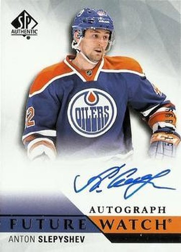 #271 Anton Slepyshev - Edmonton Oilers - 2015-16 SP Authentic Hockey