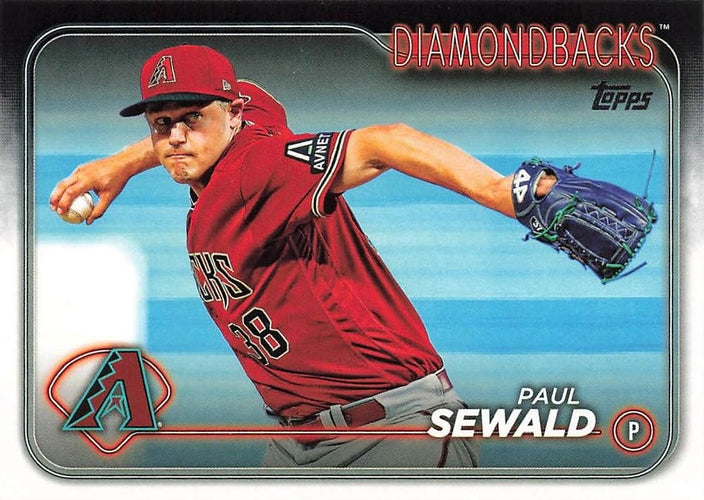 #271 Paul Sewald - Arizona Diamondbacks - 2024 Topps Baseball