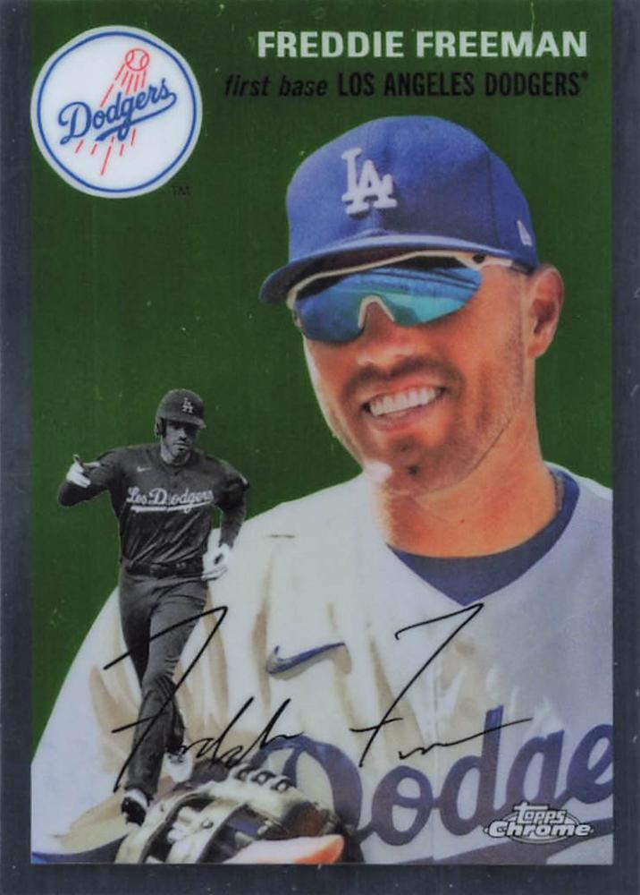 #271 Freddie Freeman - Los Angeles Dodgers - 2023 Topps Chrome Platinum Anniversary Baseball