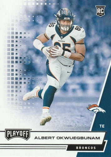 #271 Albert Okwuegbunam - Denver Broncos - 2020 Panini Playoff Football