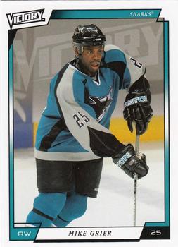 #271 Mike Grier - San Jose Sharks - 2006-07 Upper Deck Victory Update Hockey