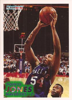 #271 Popeye Jones - Dallas Mavericks - 1993-94 Fleer Basketball