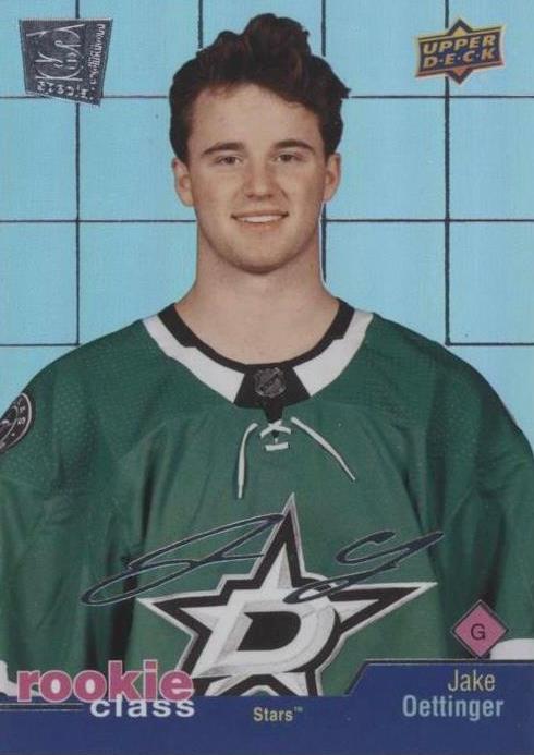 #RC-5 Jake Oettinger - Dallas Stars - 2020-21 Upper Deck - Rookie Class SE Hockey