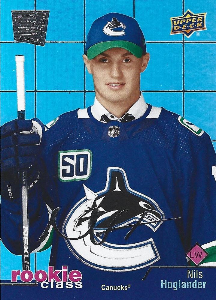 #RC-14 Nils Hoglander - Vancouver Canucks - 2020-21 Upper Deck - Rookie Class SE Hockey