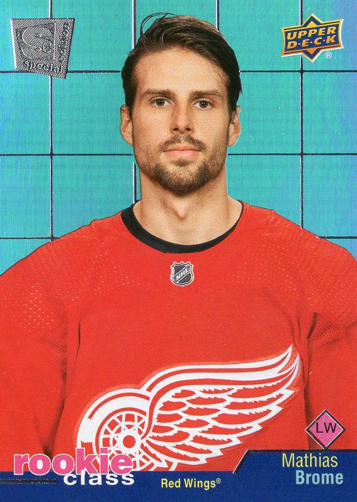 #RC-15 Mathias Brome - Detroit Red Wings - 2020-21 Upper Deck - Rookie Class SE Hockey