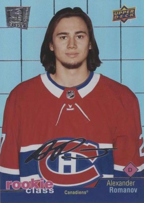 #RC-18 Alexander Romanov - Montreal Canadiens - 2020-21 Upper Deck - Rookie Class SE Hockey