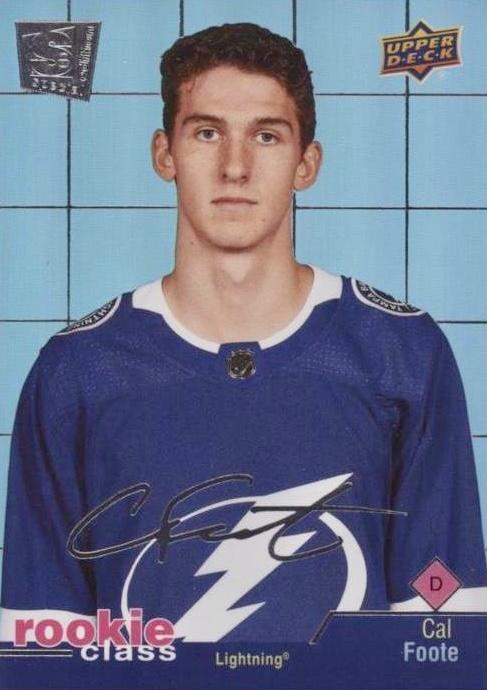 #RC-30 Cal Foote - Tampa Bay Lightning - 2020-21 Upper Deck - Rookie Class SE Hockey
